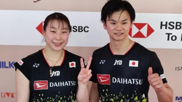 Hasil Indonesia Open 2023, Yuta/Arisa Lihat Rinov/Pitha Terlihat Lelah