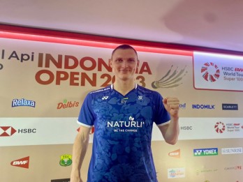 Victor Axelsen Puji Ginting Usai Hattrick di Indonesia Open 2023
