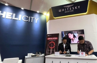 Whitesky Aviation Panen Kerja Sama saat Hexia 2023