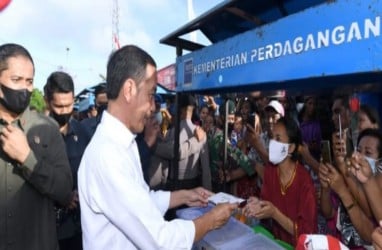 Sidak Pasar di Bogor, Jokowi Sebut Stabilitas Harga Masih Terjaga