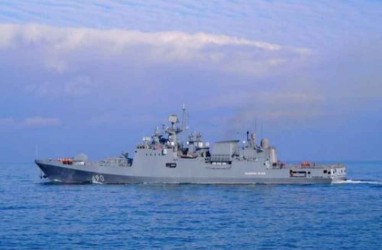 Cerdik! Rusia Cat Ulang Kapal Perang untuk Kelabuhi Militer Ukraina