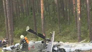 Rusia Kehilangan 307 Helikopter Termasuk Mi-24 yang Jatuh di Belarus