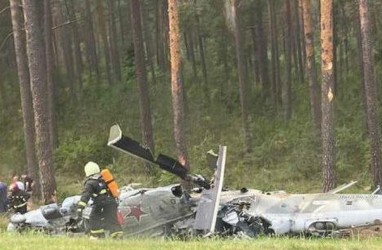 Rusia Kehilangan 307 Helikopter Termasuk Mi-24 yang Jatuh di Belarus