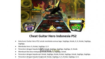 Daftar Cheat Guitar Hero PS2 Terlengkap dan Tips Bermainnya