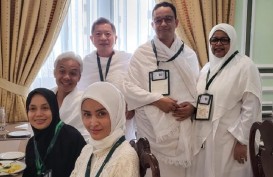 Momen Anies, Ganjar, dan Menteri Jokowi Foto Bareng di Makkah