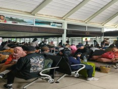 Puncak Arus Mudik Iduladha, Terminal 1 Bandara Soekarno-Hatta Penuh