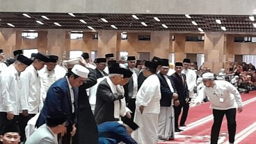 Wapres Maruf Amin Salat Iduladha di Istiqlal