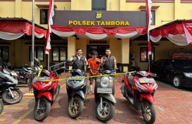 Polsek Tambora Tangkap Pelaku Curanmor Jaringan Jabung Lampung