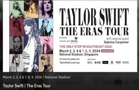 Dapat Kode Unik? Ini Cara Beli Tiket Konser Taylor Swift di Singapura