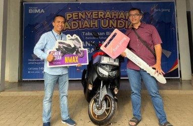 Bank Jateng KCP Pasar Kota Jepara Serahkan Hadiah Undian Tabungan Bima