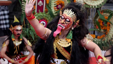 Pagelaran Sendratari Berjudul Gumarang saat Pesta Kesenian Bali