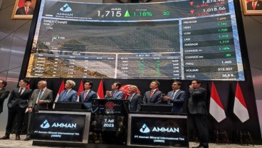 Resmi Tercatat di Papan Utama, Saham AMMN Naik ke Rp1.720
