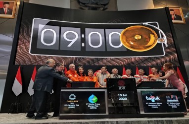 Saham GRPM Turun ke Rp108 Usai Tercatat di Papan Akselerasi BEI