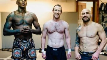 Siap Lawan Elon Musk, Mark Zuckerberg Unggah Foto Latihan Bareng Juara UFC