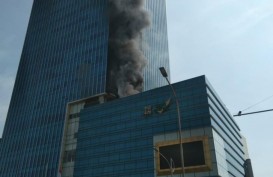 Kebakaran K-Link Tower di Gatot Subroto, BPBD DKI: Sudah Selesai Ditangani
