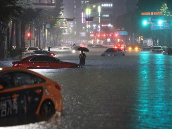 Banjir Korea Selatan Telan 20 Korban Jiwa