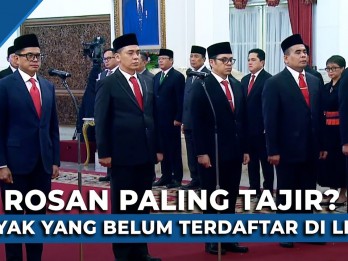 Reshuffle Kabinet, Siapa Pejabat yang Paling Tajir?