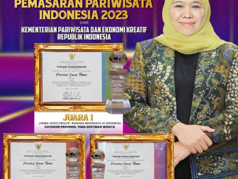 Gubernur Khofifah: Alhamdulillah Jawa Timur Bawa Pulang Tiga Penghargaan