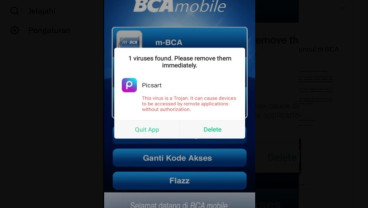 Heboh Muncul Peringatan Virus di BCA Mobile, Begini Penjelasan BCA