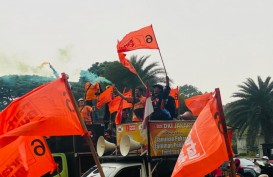 Partai Buruh Demo, Minta Upah Pekerja Naik 15 Persen Tahun Depan