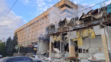 Lagi, Rudal Rusia Serang Kota di Ukraina, 1 Orang Tewas