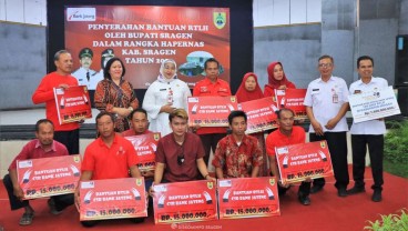 Bank Jateng Salurkan Dana CSR Rp1,5 M Bantu Bangun RTLH di Sragen