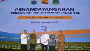 Resmi! Konsorsium Grup Salim-Agung Sedayu Bangun Tol Kamal-Teluknaga-Rajeg