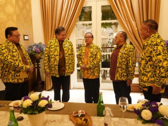 Airlangga Bertemu Ical, Akbar Tandjung, Agung Laksono, Tepis Isu Munaslub?