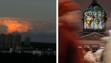 Foto Awan Kumulonimbus di Rusia, Benarkah Ada Ledakan Nuklir?