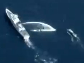 Bahaya! Detik-detik China Tembakkan Meriam Air ke Kapal Filipina di LCS