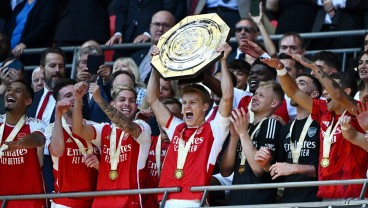 Hasil Community Shield: Arsenal Tekuk Manchester City Lewat Adu Penalti