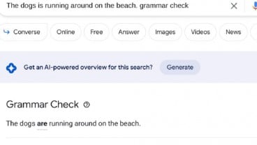 Mesin Pencari Google Kini Bisa untuk Cek Grammar, Begini Caranya