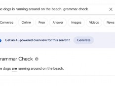 Mesin Pencari Google Kini Bisa untuk Cek Grammar, Begini Caranya