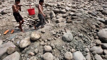 Stok Air Baku di Waduk Manggar Balikpapan Menurun Akibat Kekeringan