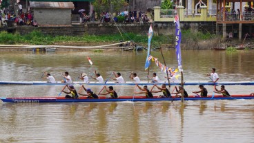 Gelar Lomba Bidar Mini, Cara Warga OKI Jaga Tradisi