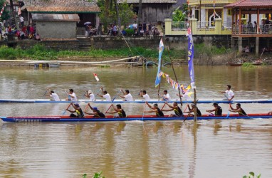 Gelar Lomba Bidar Mini, Cara Warga OKI Jaga Tradisi