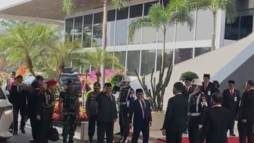 Prabowo dan Cak Imin Semobil Hadiri Sidang Tahunan MPR 2023