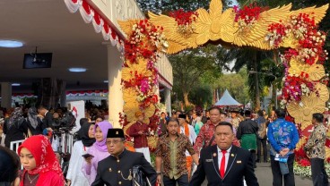 Upacara HUT Ke-78 RI, Ribuan Tamu Undangan Padati Istana Merdeka