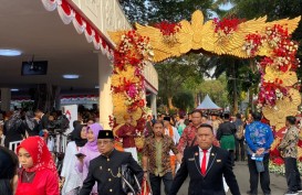 Upacara HUT Ke-78 RI, Ribuan Tamu Undangan Padati Istana Merdeka