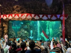 Libur HUT ke-78 RI, Ancol Ramai Pengunjung