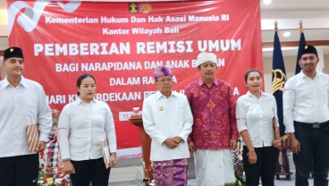 Sebanyak 3.113 Narapidana di Bali Dapat Remisi Kemerdekaan