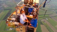 Sensasi CuliAir Skydining, Restoran Balon Udara Pertama di Dunia