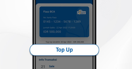 Cara top up flazz/Dok BCA.