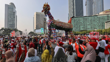 Arak-arakan Warak Ngendog di Jakarta
