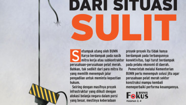 UTANG BUMN KARYA : Berkelit dari Situasi Sulit