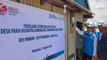 Jangkau Daerah 3T, Tiga Desa di Sulsel Telah Dilistriki