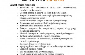 Contoh Majas Hiperbola dan Artinya yang Wajib Diketahui