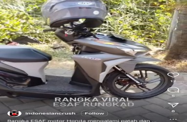 Viral Rangka eSAF Honda Patah, AHM Bakal Buka-bukaan