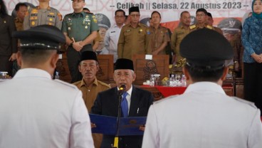 Lantik Kades, Pesan Bupati OKI: Akselerasi Pembangunan Desa