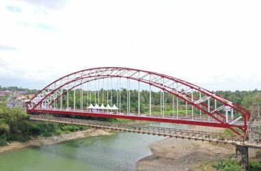 Jembatan Pelengkung Terpanjang di Sulsel Diresmikan